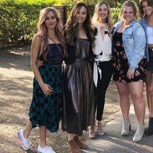 Metallic strapless pant romper